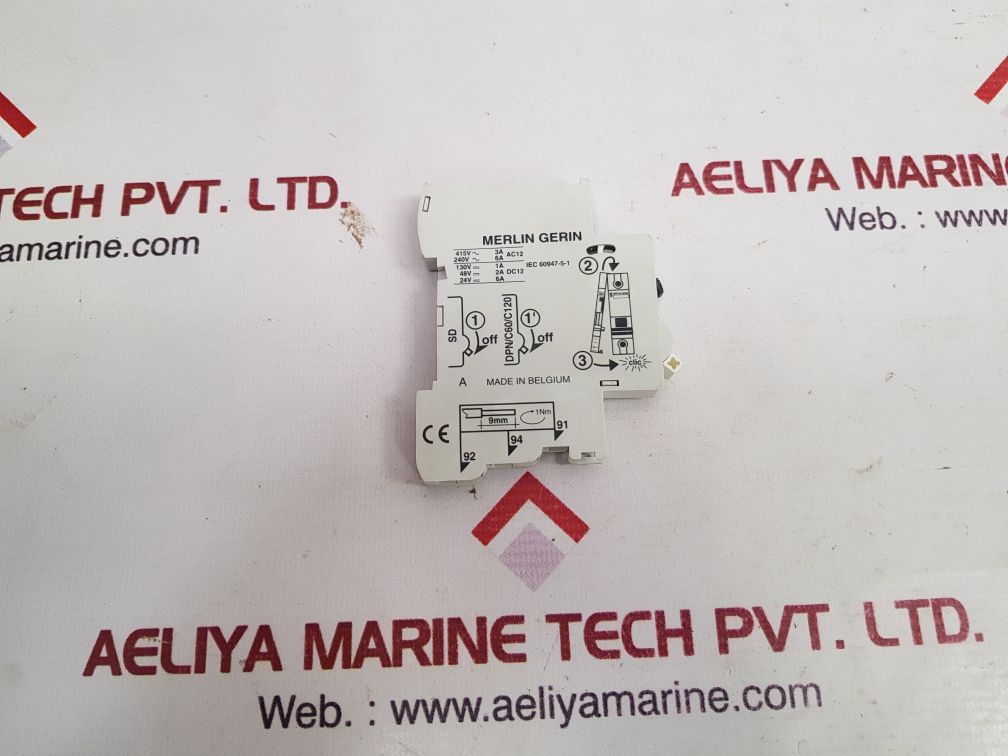 Merlin Gerin Sd 26927 Contact Signal Default Alarm Switch - Image 3