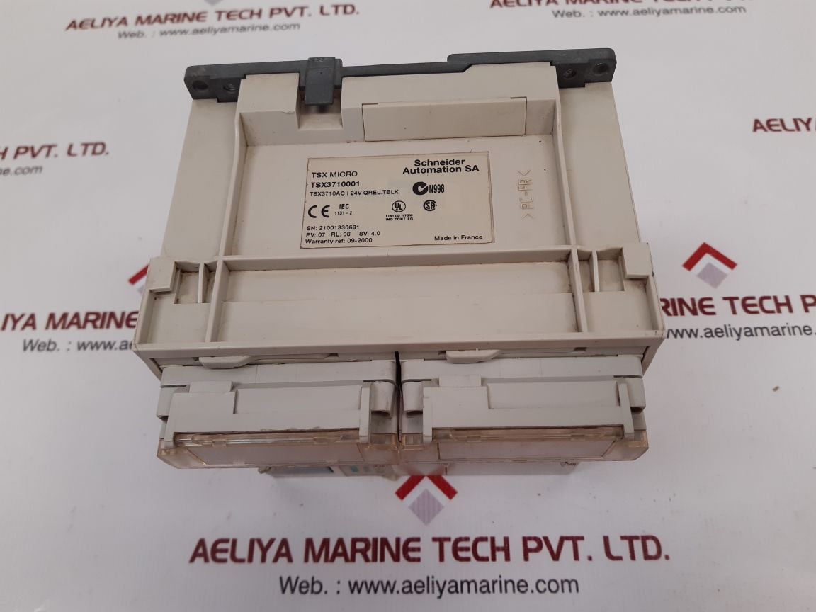 Telemecanique Modicon Tsx Micro Tsx3710001 Module With Tsx Aez 414 - Image 4