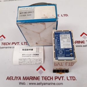 Watanabe Wvp-mz-26A-1 Potentiometer Converter With Base 100Vac