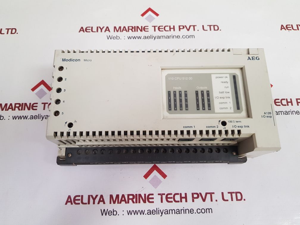 Schneider Automation Modicon 110Cpu51200 Plc Controller 24Vdc