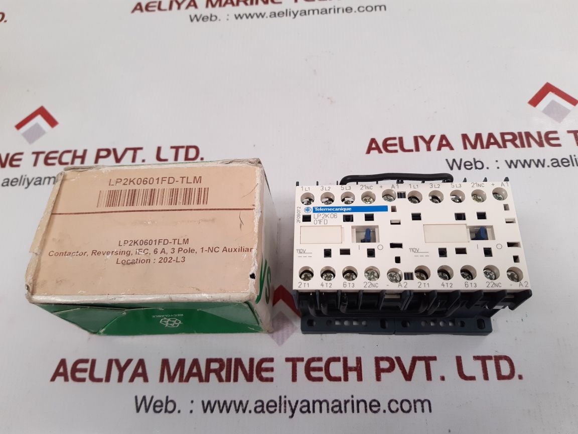 Telemecanique Lp2K0601Fd Reversing Contactor 110V