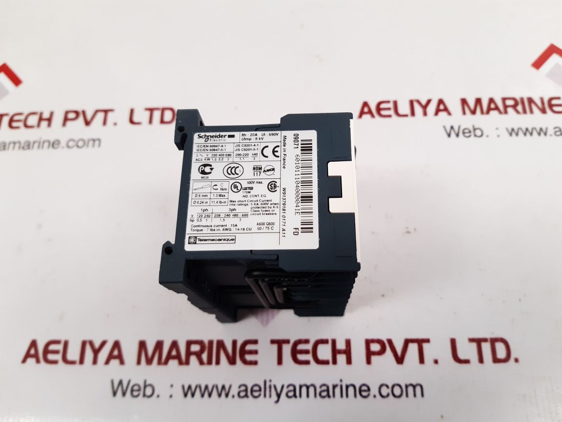 Telemecanique Lp2K0601Fd Reversing Contactor 110V - Image 3