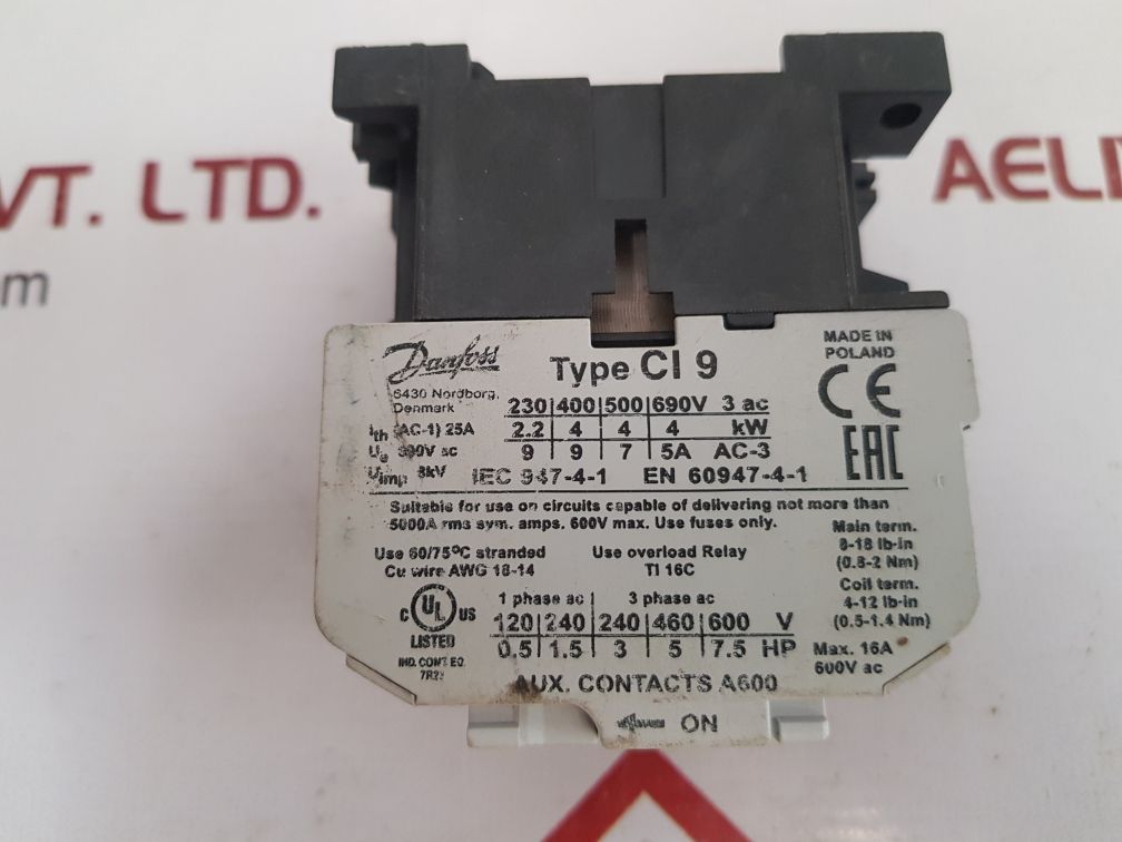 Danfoss Cl9 Contactors New - Image 6