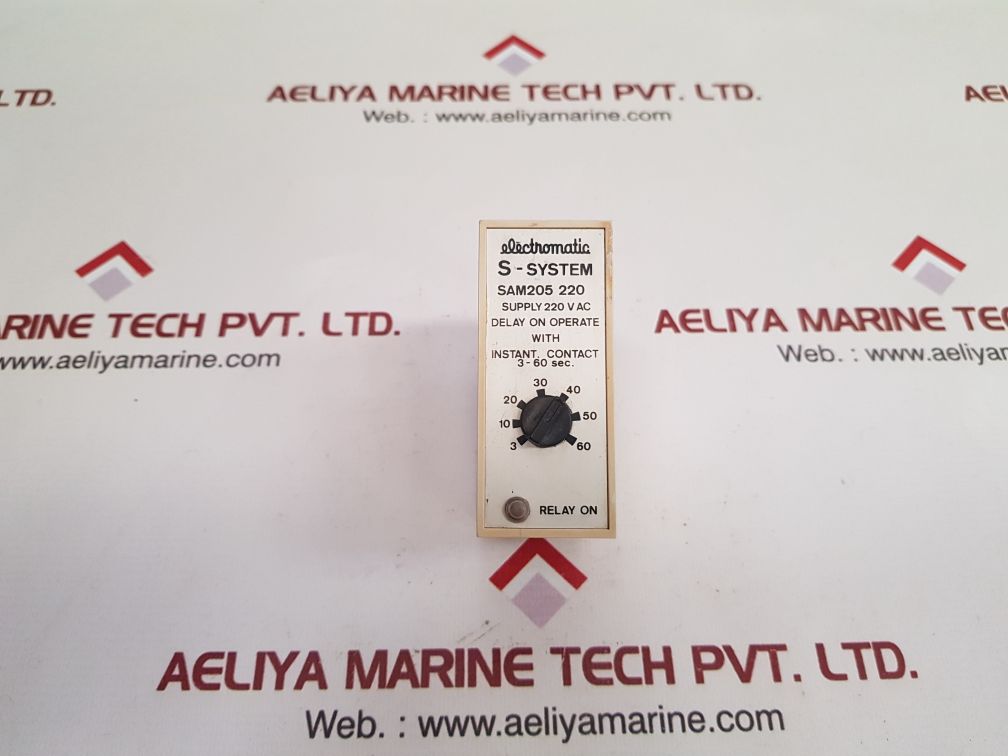 Electromatic Sam205 220 Delay On Operate With Instant Contact