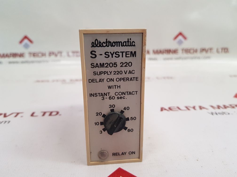Electromatic Sam205 220 Delay On Operate With Instant Contact - Image 7