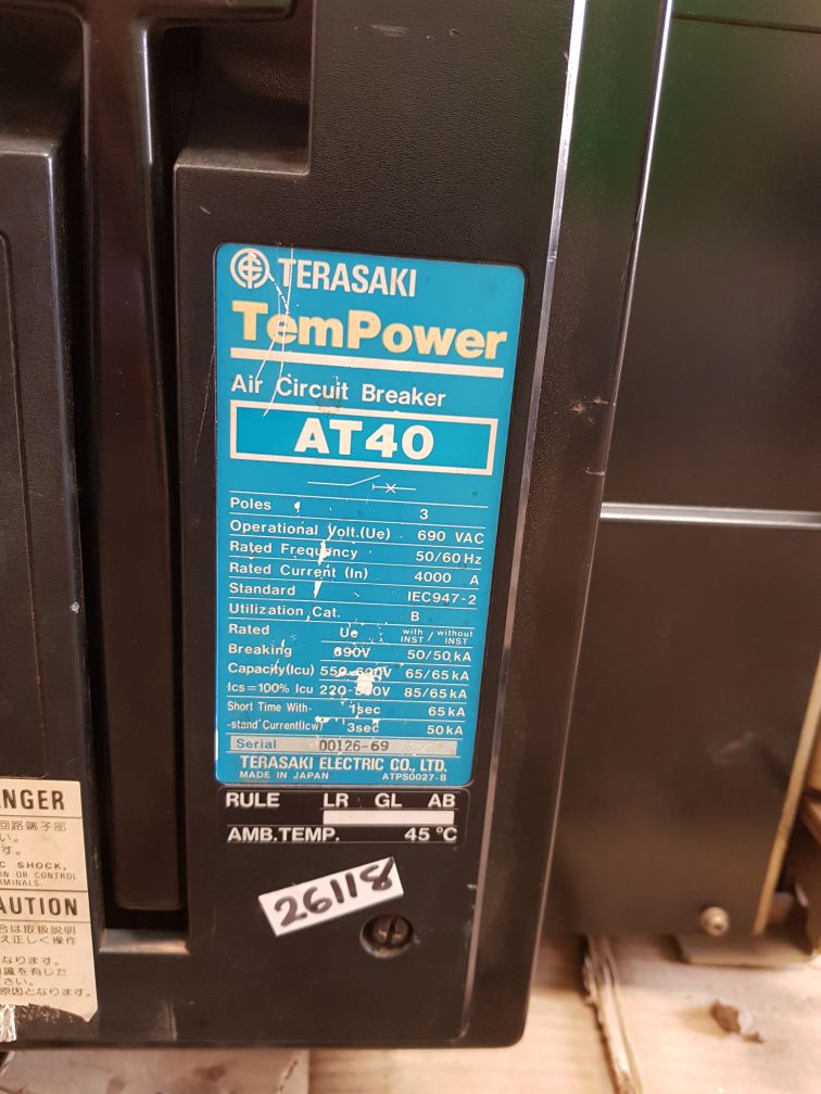Terasaki At40 Air Circuit Breaker - Image 4