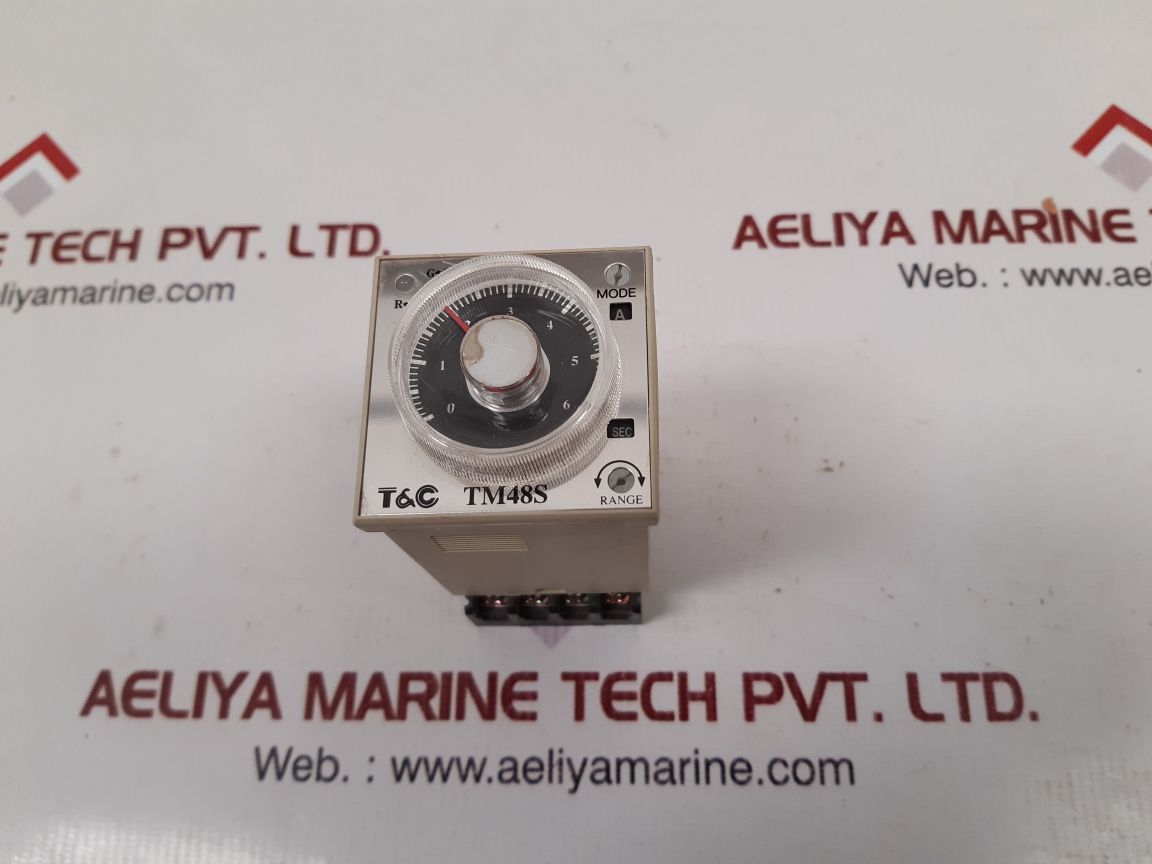 T&C Tm48S Timer 6S/60S/6M/60M, 50/60 Hz - Image 2
