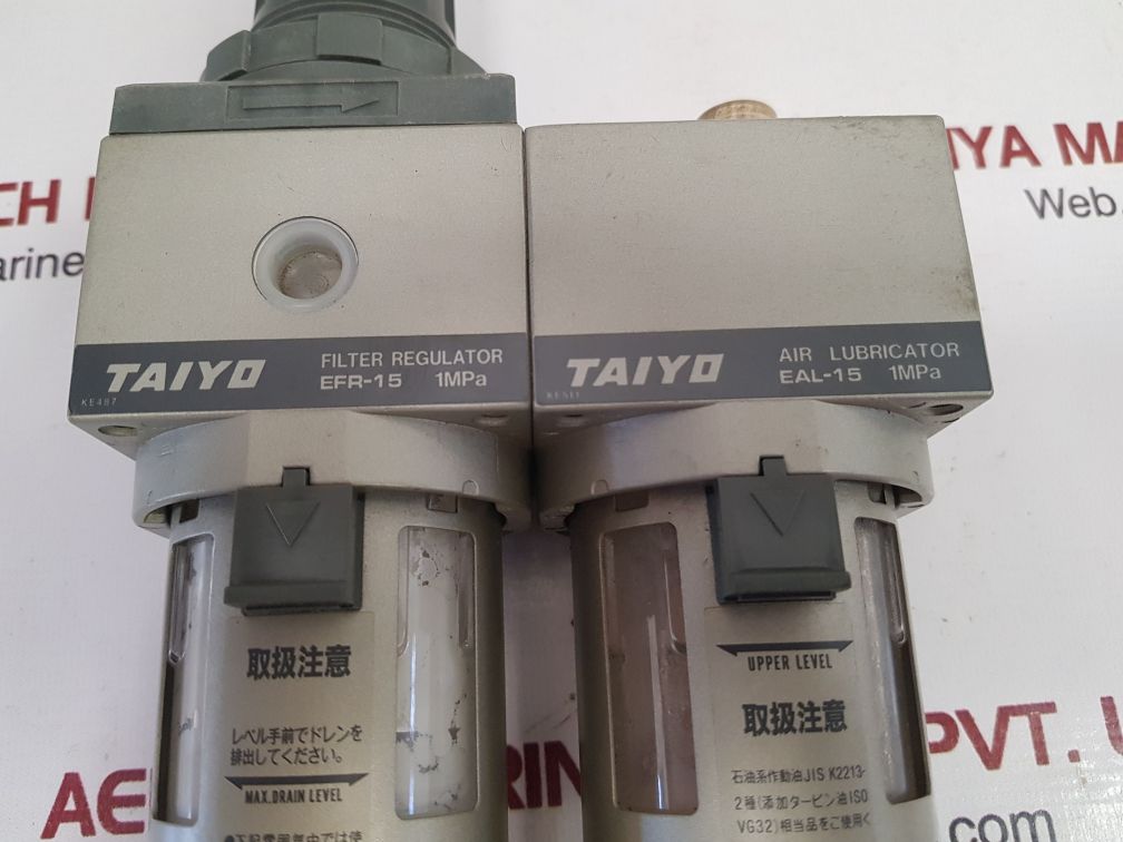 Taiyo Efr-15 Filter Regulator With Eal-15 Air Lubricator - Image 7