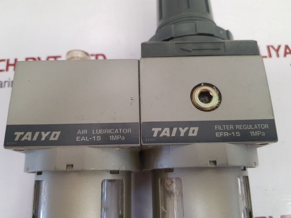 Taiyo Efr-15 Filter Regulator With Eal-15 Air Lubricator - Image 8