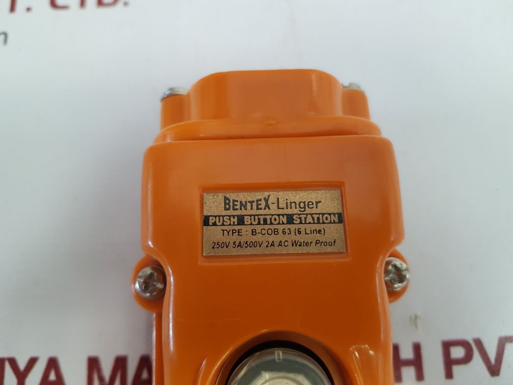 Bentex-linger B-cob 63 (6 Line) Push Button Station 250V - Image 6