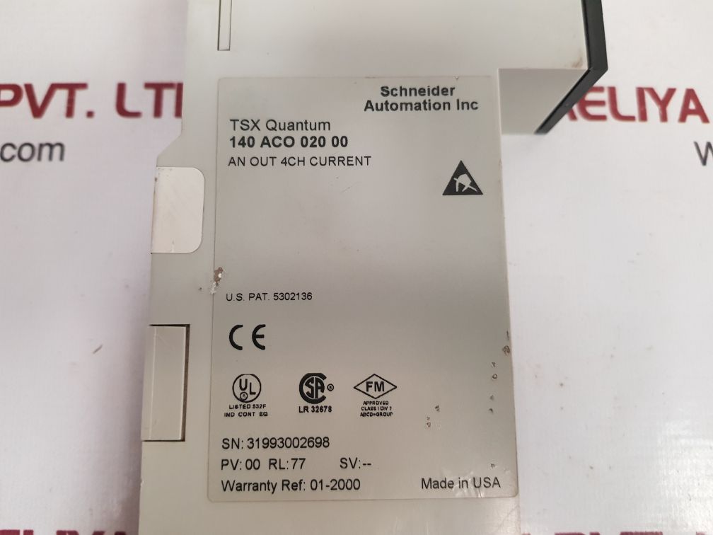 Schneider Tsx Quantum 140 Aco 020 00 Analog Output Module - Image 5