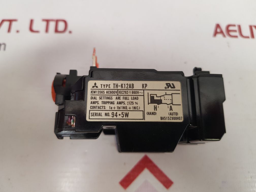 Mitsubishi Th-k 12Abkp Thermal Overload Relay 1~1.6A - Image 8