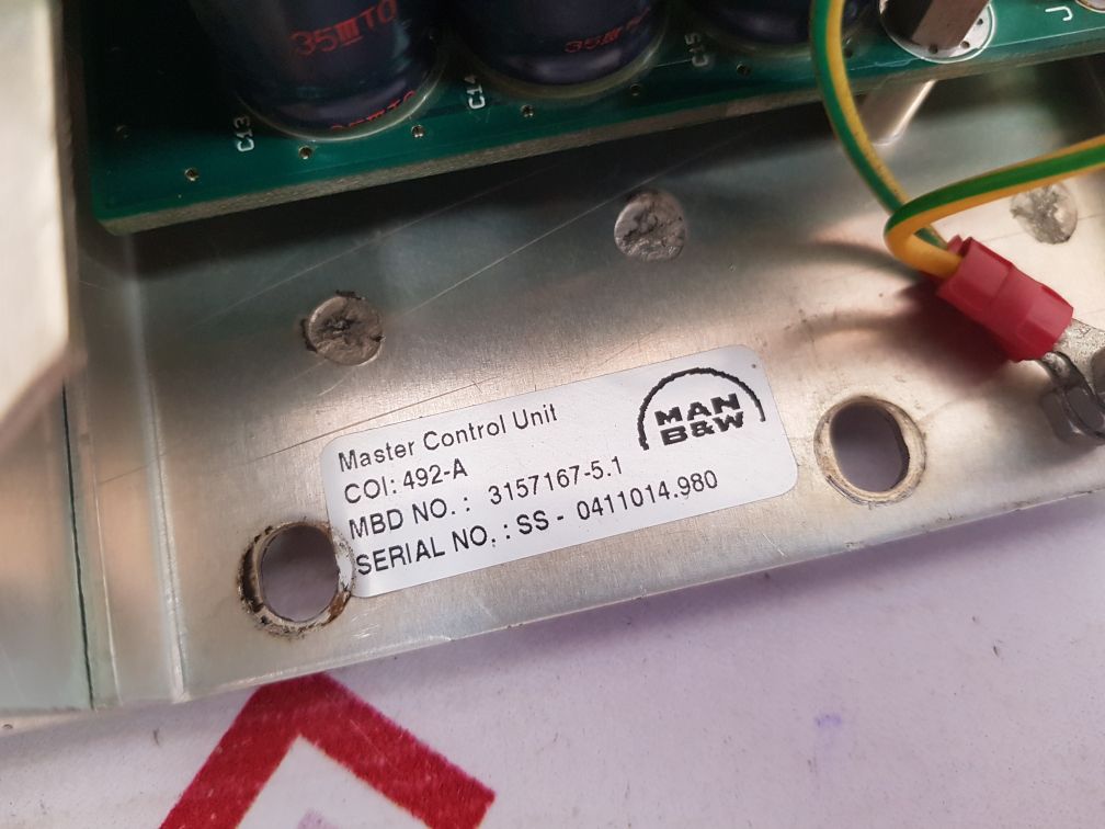 Man B&W 3157167-5.1 Master Control Unit 94V - Image 5
