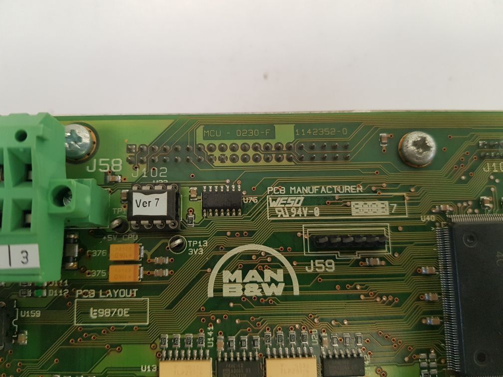 Man B&W 3157167-5.1 Master Control Unit 94V - Image 6