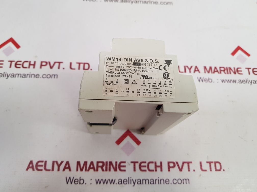 Carlo Gavazzi Wm14-din Power Analyzer Vm1 Wm14-din.Av5.3.D.S - Image 2