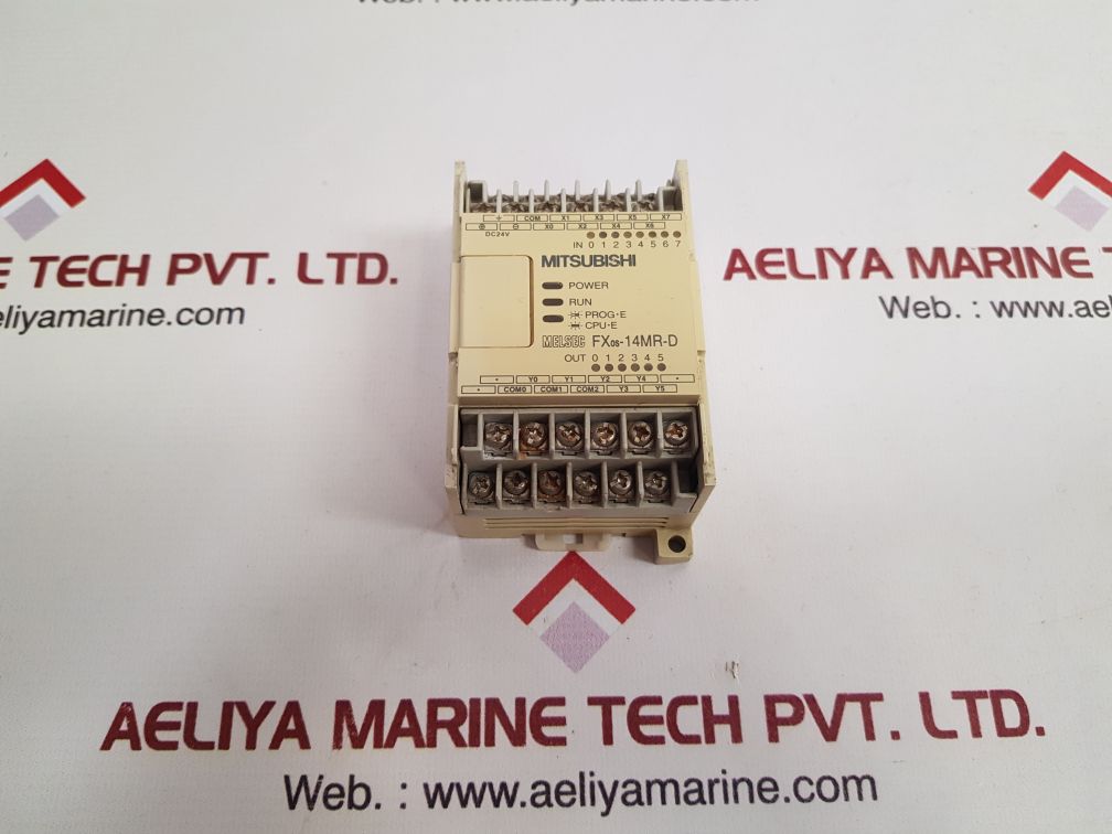 Mitsubishi Melsec Fx0S-14Mr-d Programmable Controller Dc24V