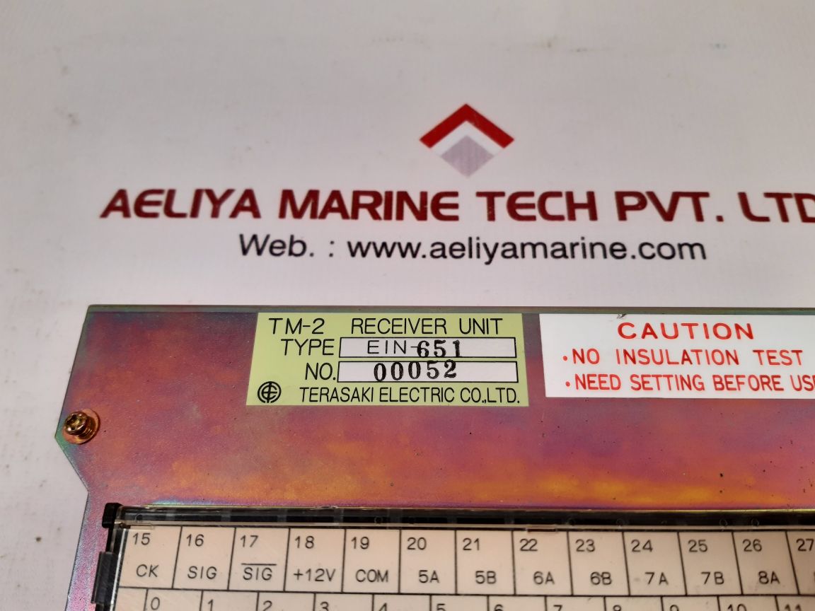 Terasaki Ein651, Tm-2 Receiver Unit 12V - Image 5