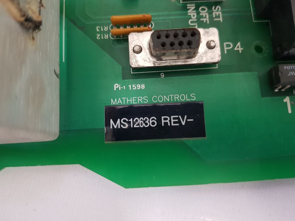 Mathers Controls Pwb 08836 Rev: E Printed Circuit Board Ms12636 - Image 7