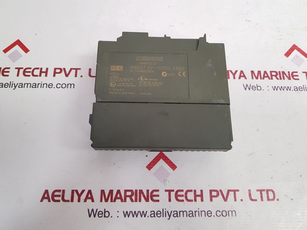 Siemens Simatic S7 6Es7 331-7Kb02-0Ab0 Analog Input Module - Image 3