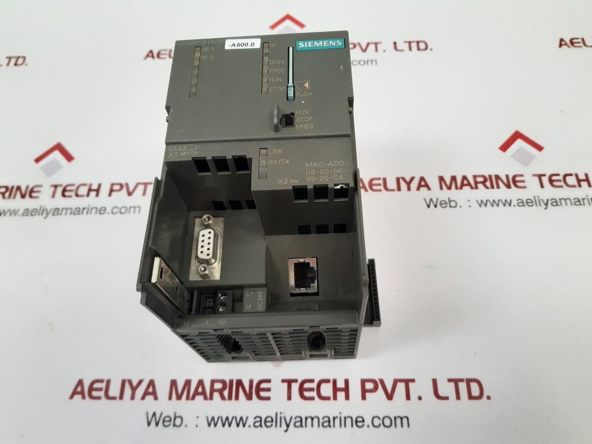 Siemens 6es7 317-2ej10-0ab0 cpu module cpu317-2 pn/dp