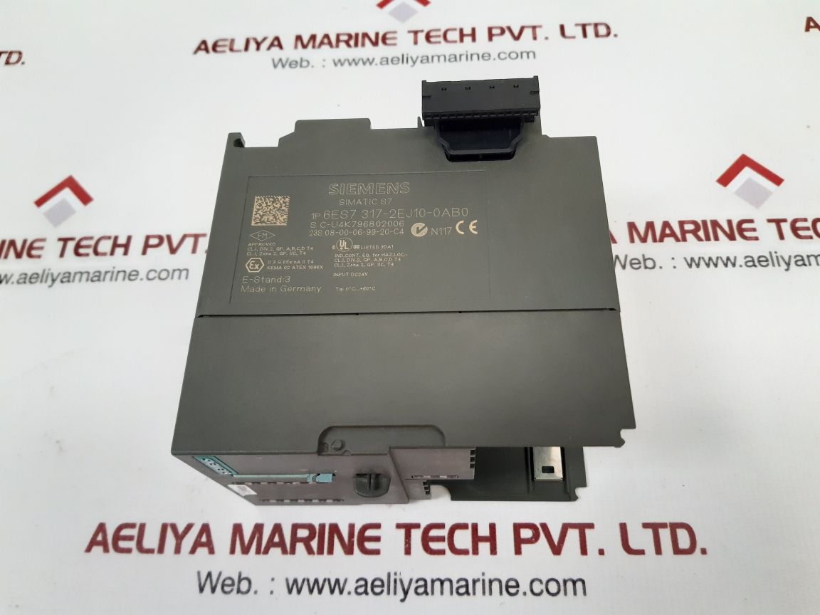 Siemens 6es7 317-2ej10-0ab0 cpu module cpu317-2 pn/dp - Image 5