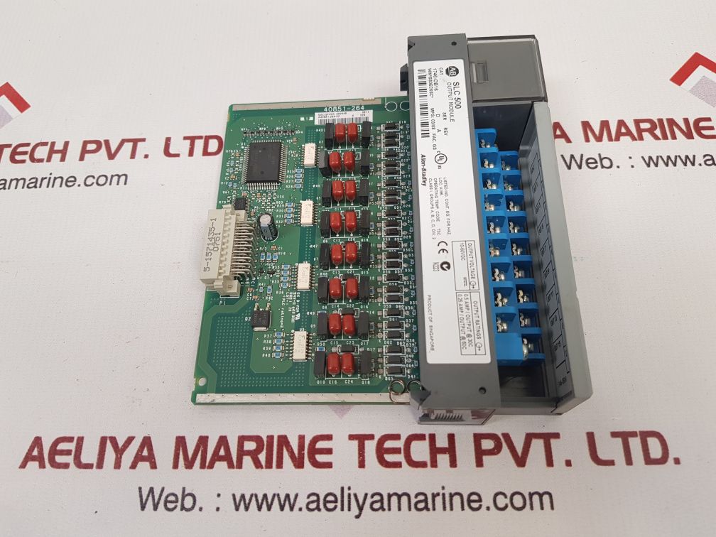 Allen-bradley Slc 500, 1746-ob16 Output Module 94V - Image 2