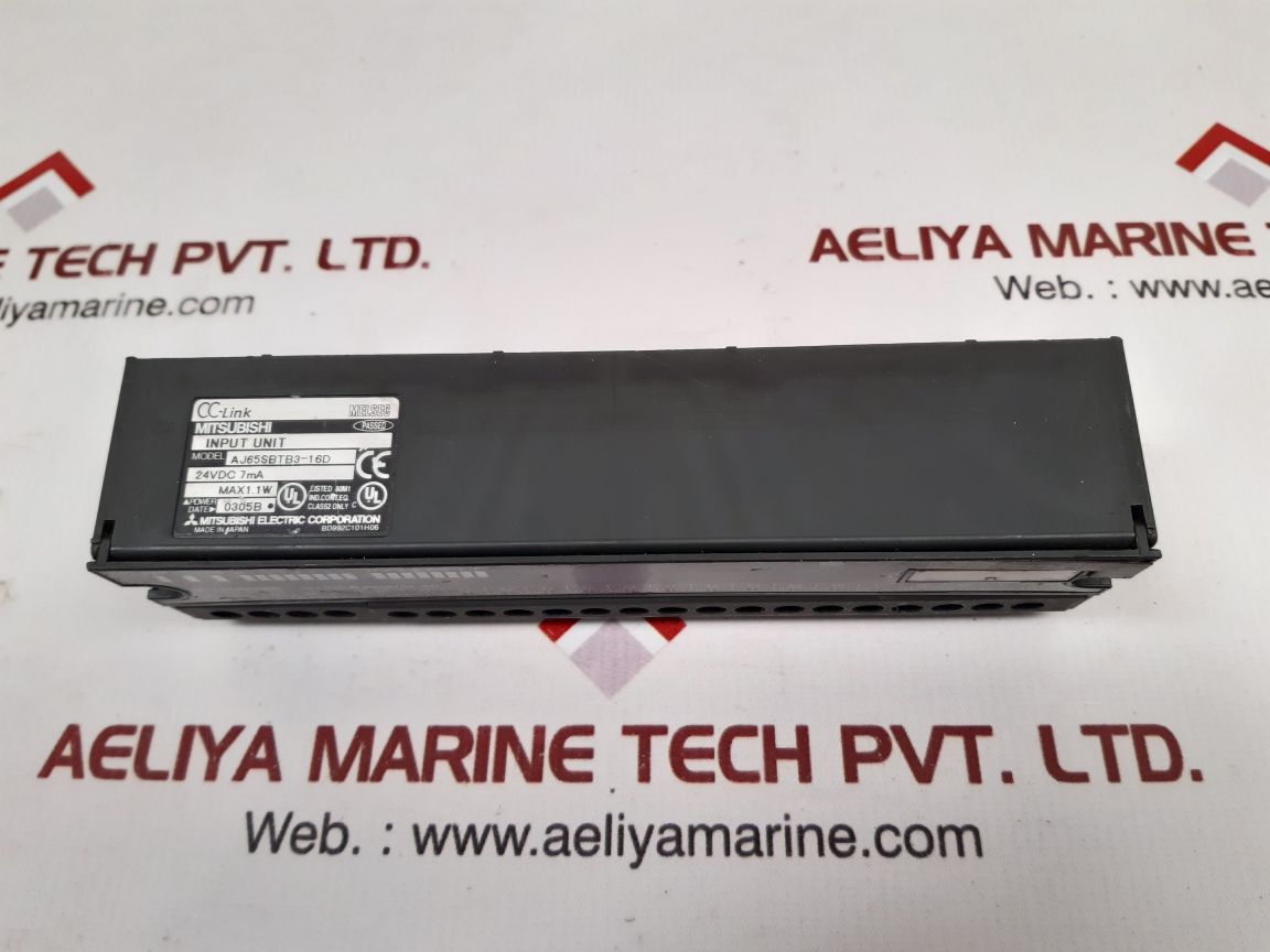 Mitsubishi Aj65Sbtb3-16D Cc-link Compact Type Remote I/O Module - Image 3