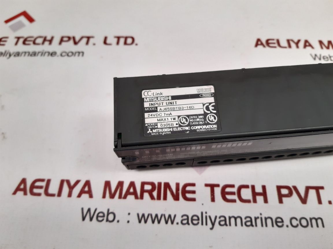 Mitsubishi Aj65Sbtb3-16D Cc-link Compact Type Remote I/O Module - Image 4