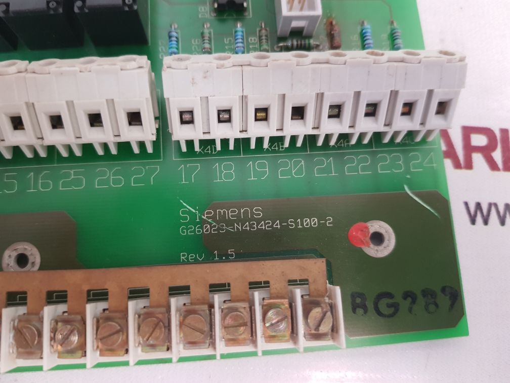 Siemens G26023-n43424-s100-2 Printed Circuit Board Rev 1.5 - Image 6