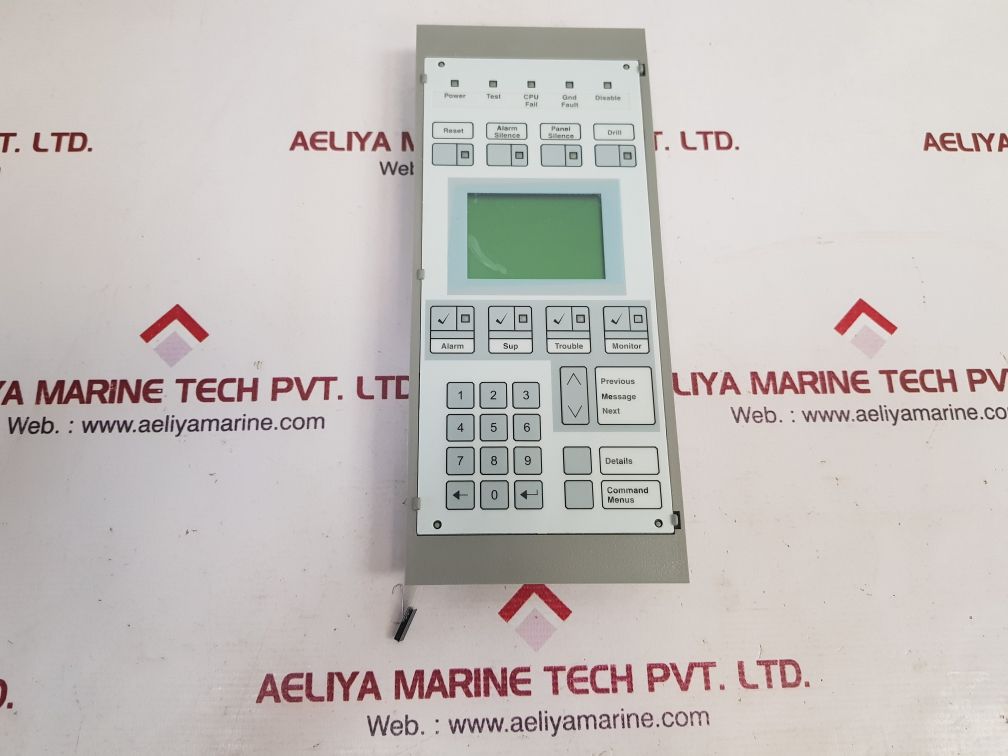 Edwards 3-lcd Fire Alarm Display Remote Module Rev.5,01A - Image 2