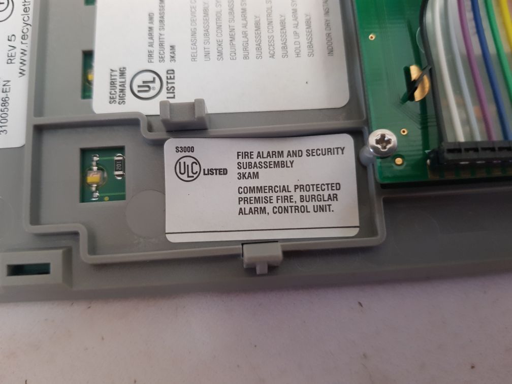 Edwards 3-lcd Fire Alarm Display Remote Module Rev.5,01A - Image 7