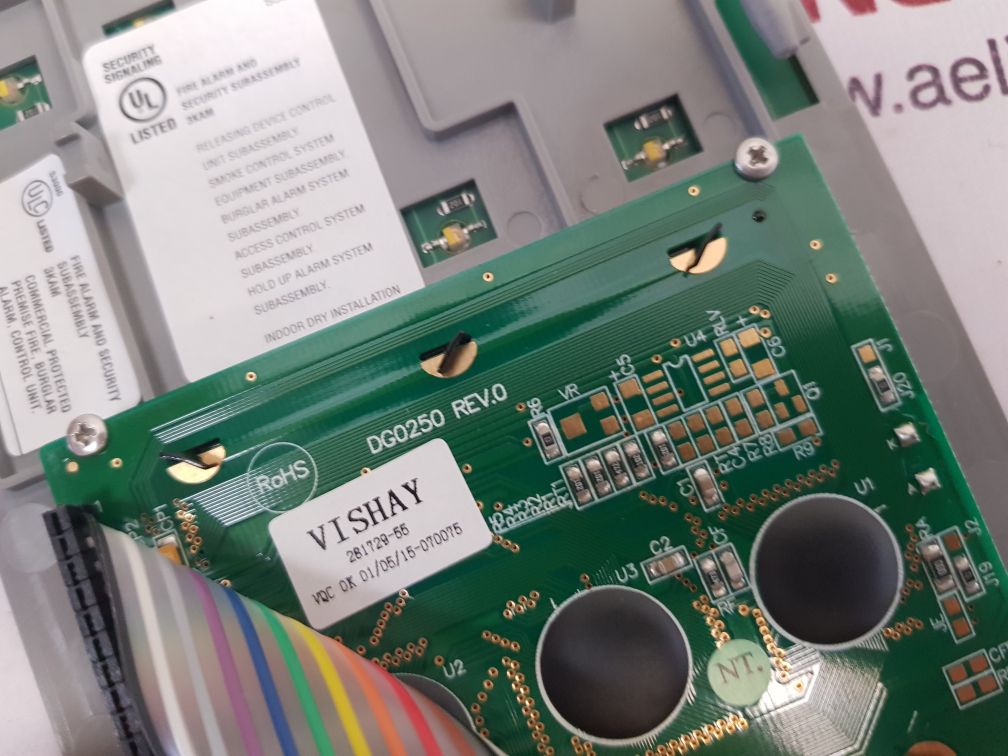 Edwards 3-lcd Fire Alarm Display Remote Module Rev.5,01A - Image 9