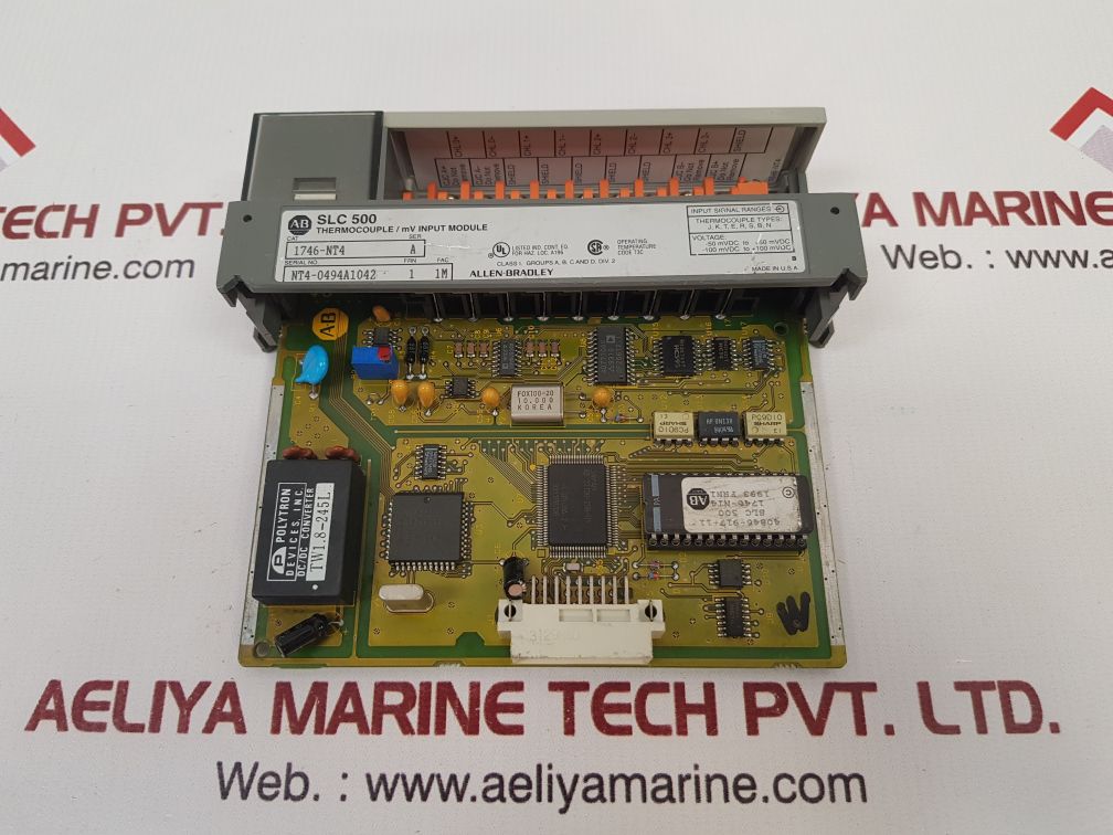 Allen-bradley 1746-nt4 Thermocouple/ Mv Input Module Ser.A - Image 2