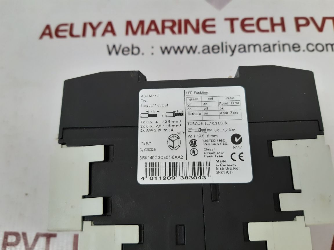 Siemens 3Rk1402-3Ce01-0Aa2 As-i Interface Module - Image 6