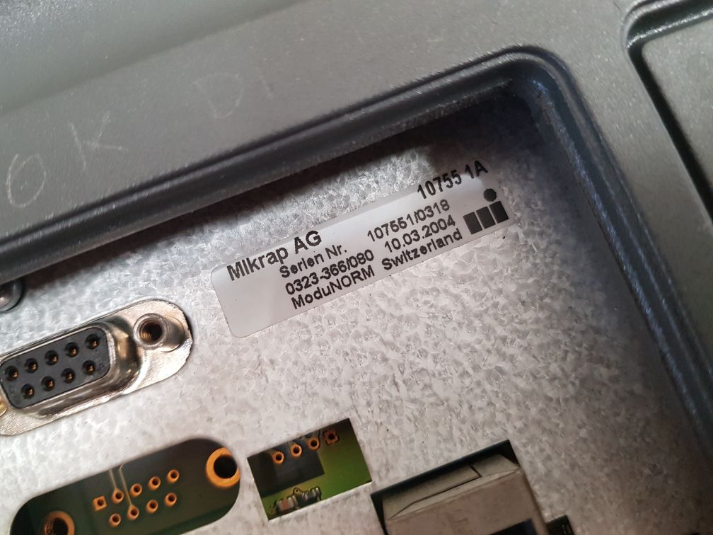 Mikrap Lcp-104 Modunorm Pc Control Touch Screen Panel 24Vdc/800Ma/20Va - Image 7