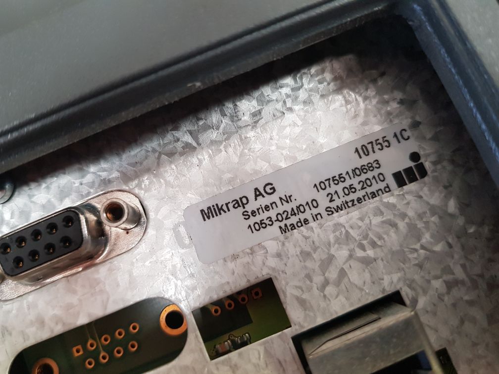 Mikrap Lcp-104 Pc Control Touch Screen Panel 10755 1C - Image 8