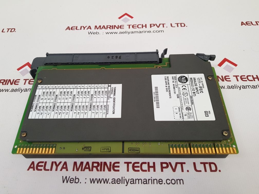 Allen-bradley 1771-ife/C Rev.G03 Analog Input Module (12 Bit) 96188672 E01 - Image 2