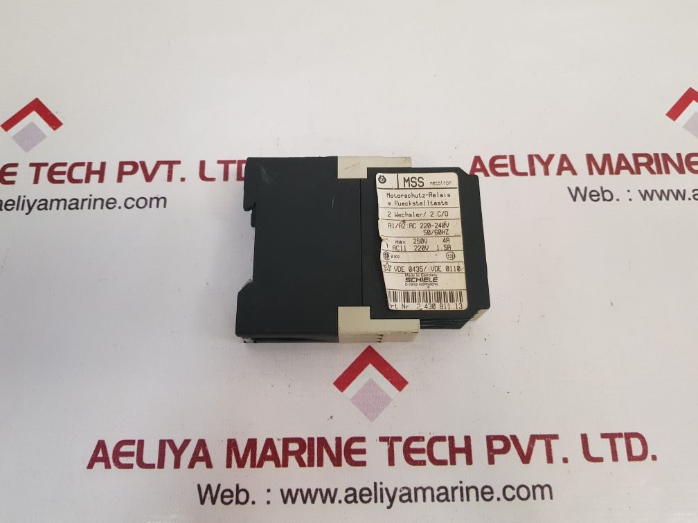 Schiele 2.430.811.13 Mss Motor Protection Relay 220-240V 50/60Hz - Image 2