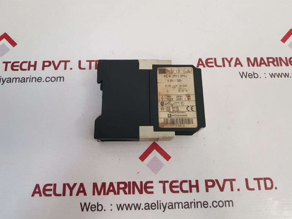 Telemecanique Re4 My13Mw Time Delay Relay 0,05S- 300H - Image 2