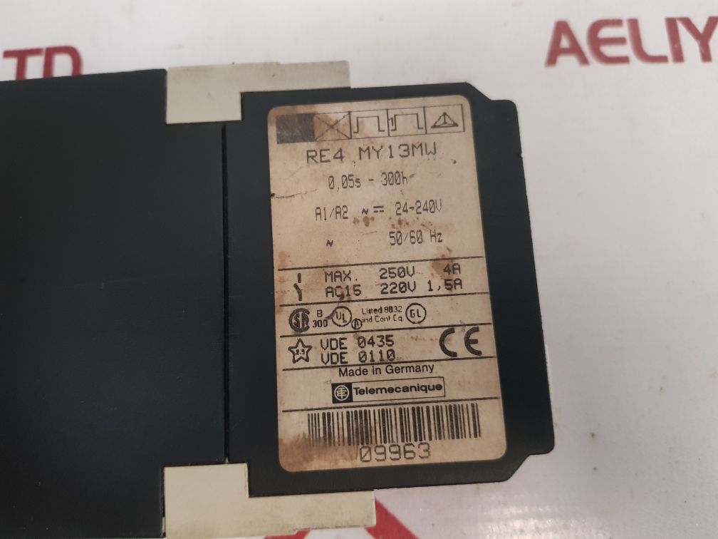 Telemecanique Re4 My13Mw Time Delay Relay 0,05S- 300H - Image 6