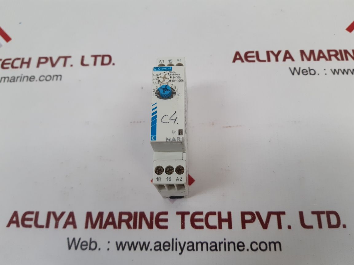 Crouzet Mar1 88 826 115 Time Delay Relay 0,1S-100H 50-60Hz - Image 3