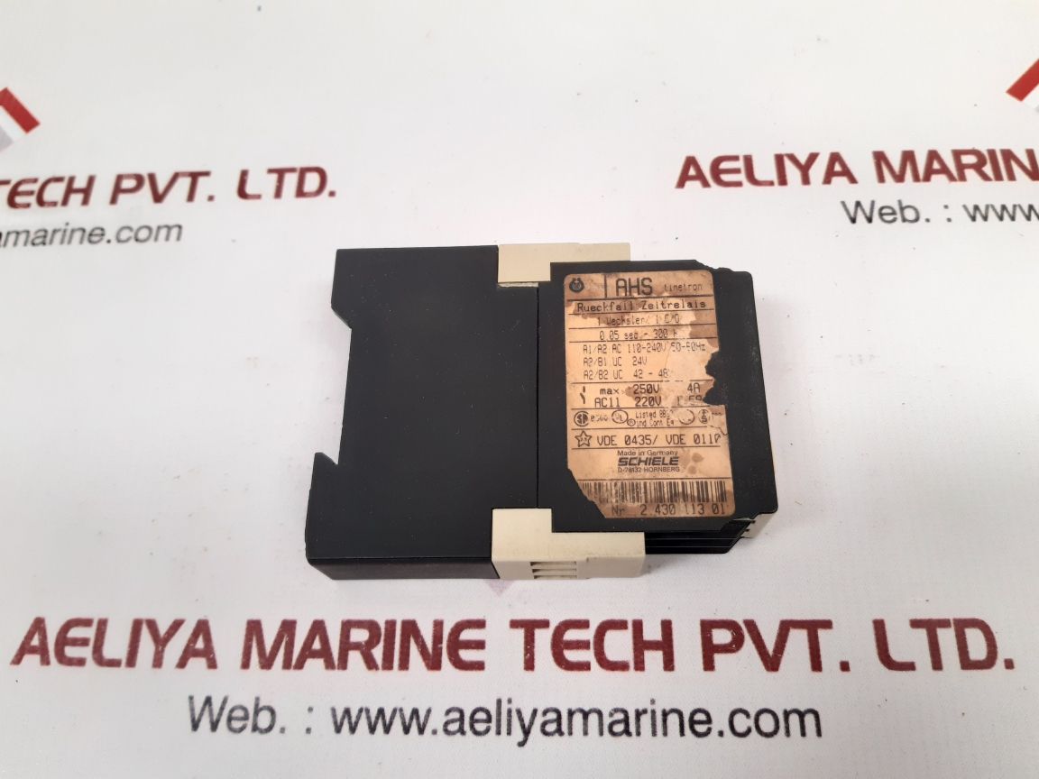 Schiele Ahs Timetron 2.430 113.01 Off Delay Timer 110-240V 50-60 Hz - Image 2