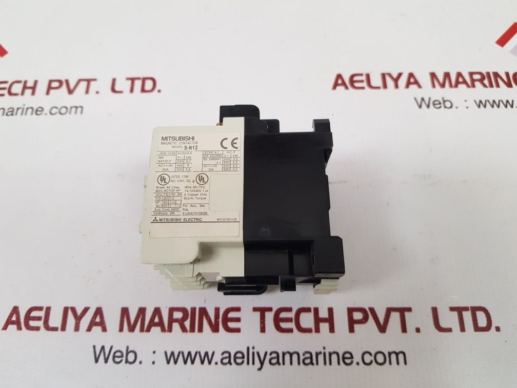 Mitsubishi S-n12 Magnetic Contactor 220V 60Hz - Image 3