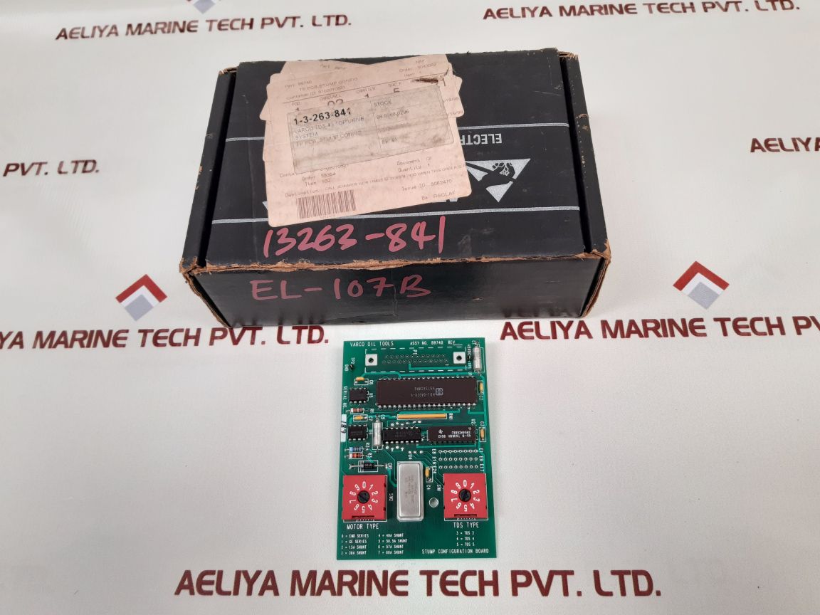 Varco oil tools 89740 stum configuration board