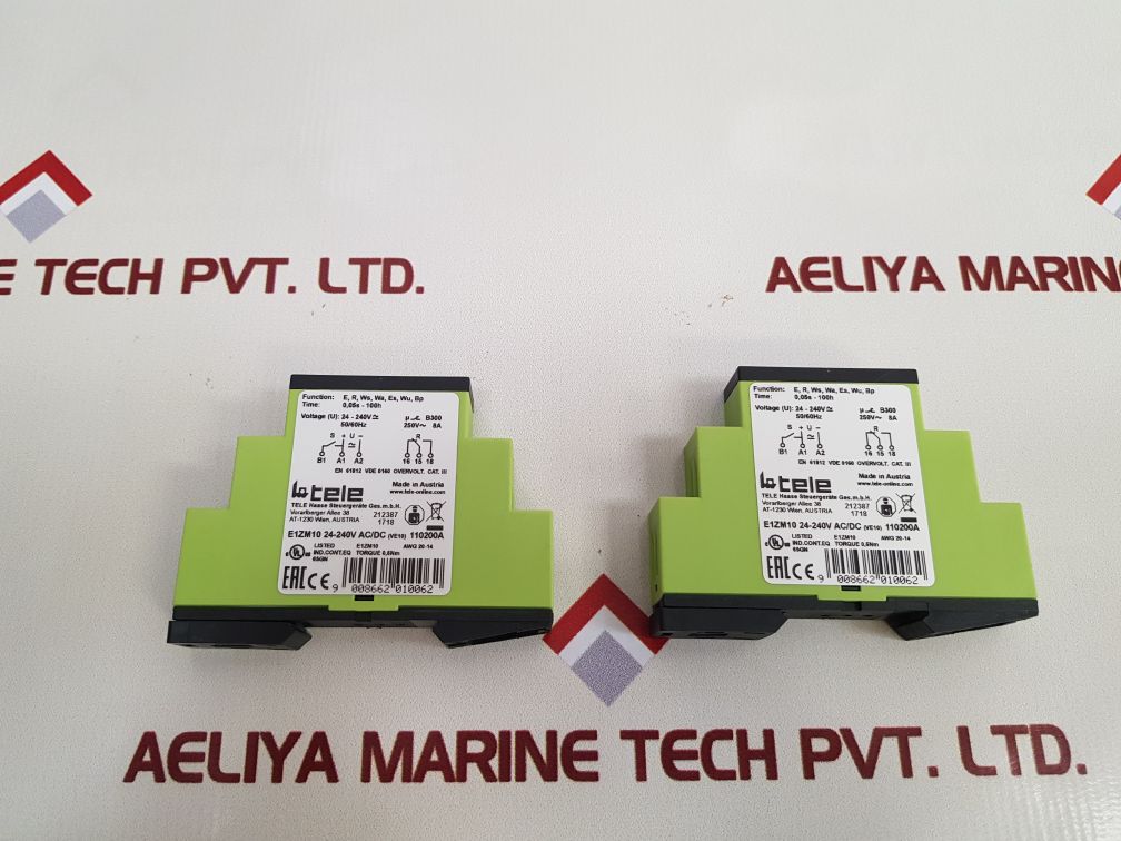 Tele E1Zm10 Dc Multi Function Timer Relay New - Image 2
