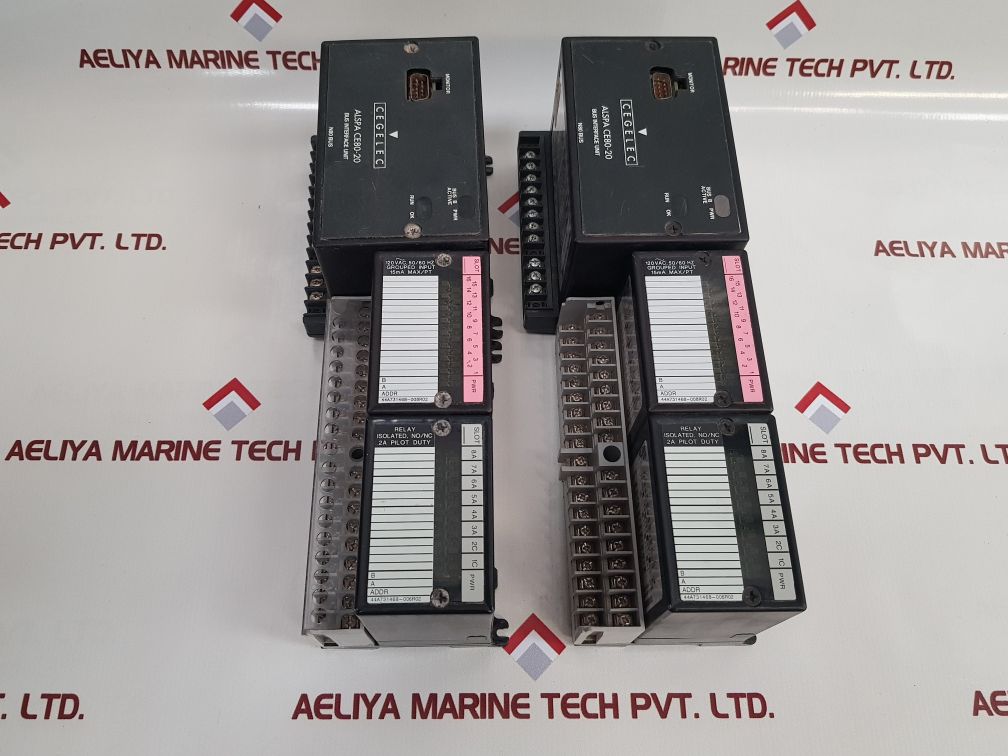 Cegelec Alspa Ce80-20 Bus Interface Unit With Ic670Mdl930A/Ic670Mdl240B