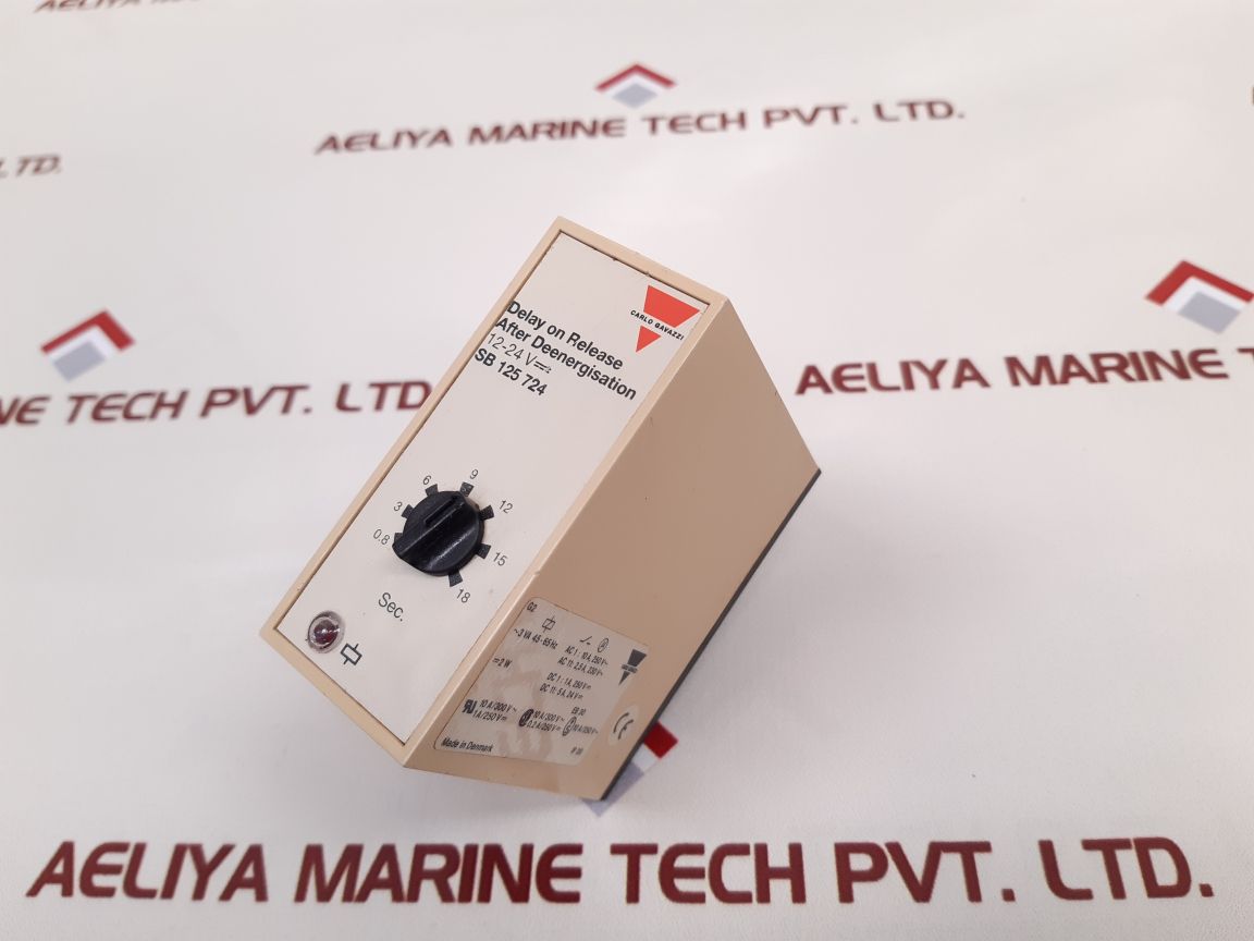 Carlo Gavazzi Sb 125 724 Delay On Release After Deenergisation Timing Relay - Image 2