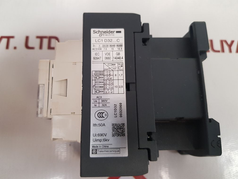 Schneider Electric/Telemecanique Lc1D32 Contactor New - Image 9