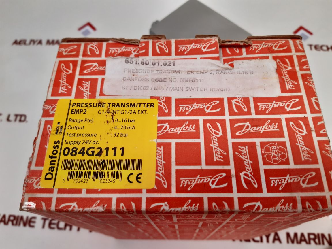 Danfoss Emp 2 Pressure Transmitter 084G2111 New - Image 8