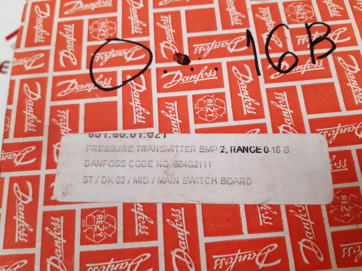 Danfoss Emp 2 Pressure Transmitter 084G2111 New - Image 9